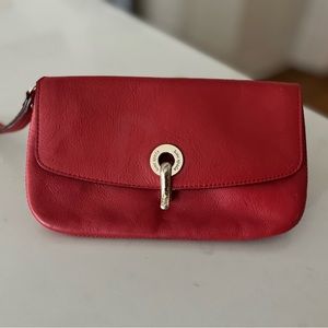 Kate Spade red Wristlet. Like new!